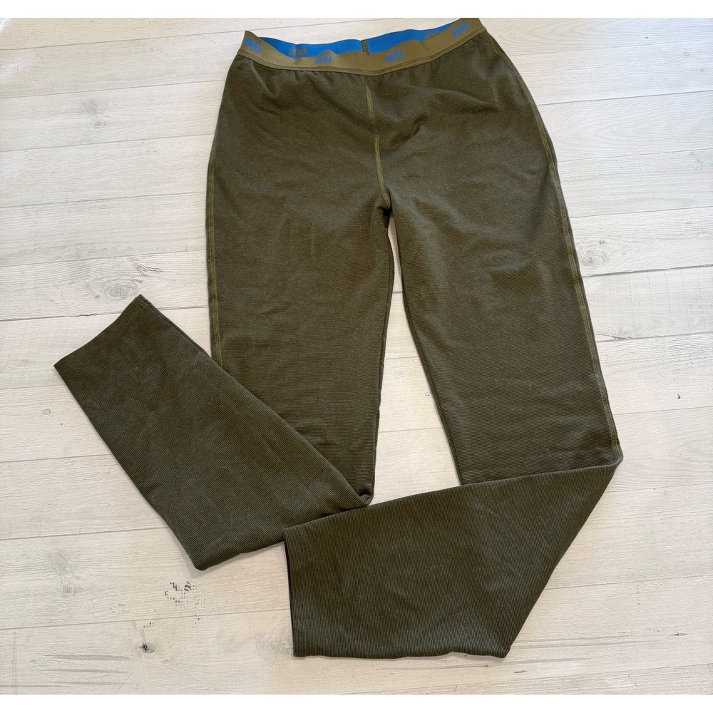 REI‎ kids baselayer pants dark green large 14/16